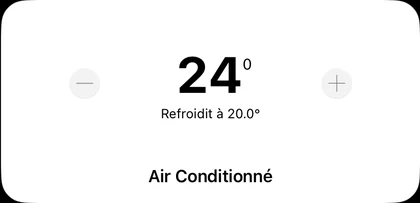 Air conditioner tile cooling to 20 degrees
