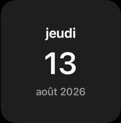 HomePad date widget